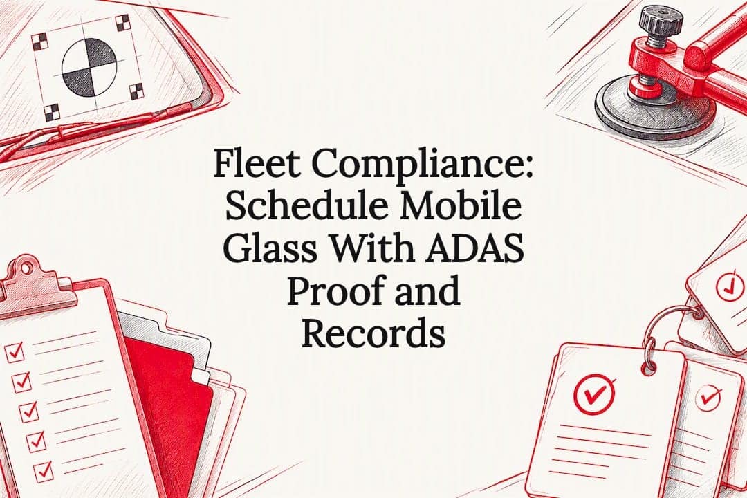 Featured image for “Fleet Compliance: Schedule Mobile Glass With ADAS Proof and Records”