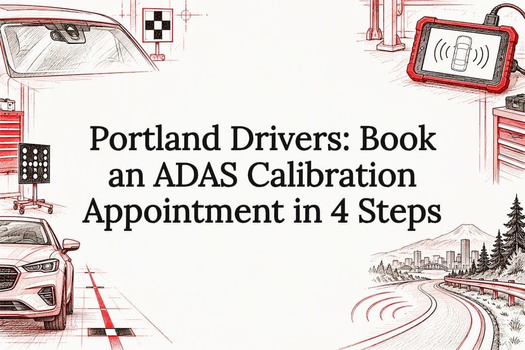 Featured image for “Portland Drivers: Book an ADAS Calibration Appointment in 4 Steps”