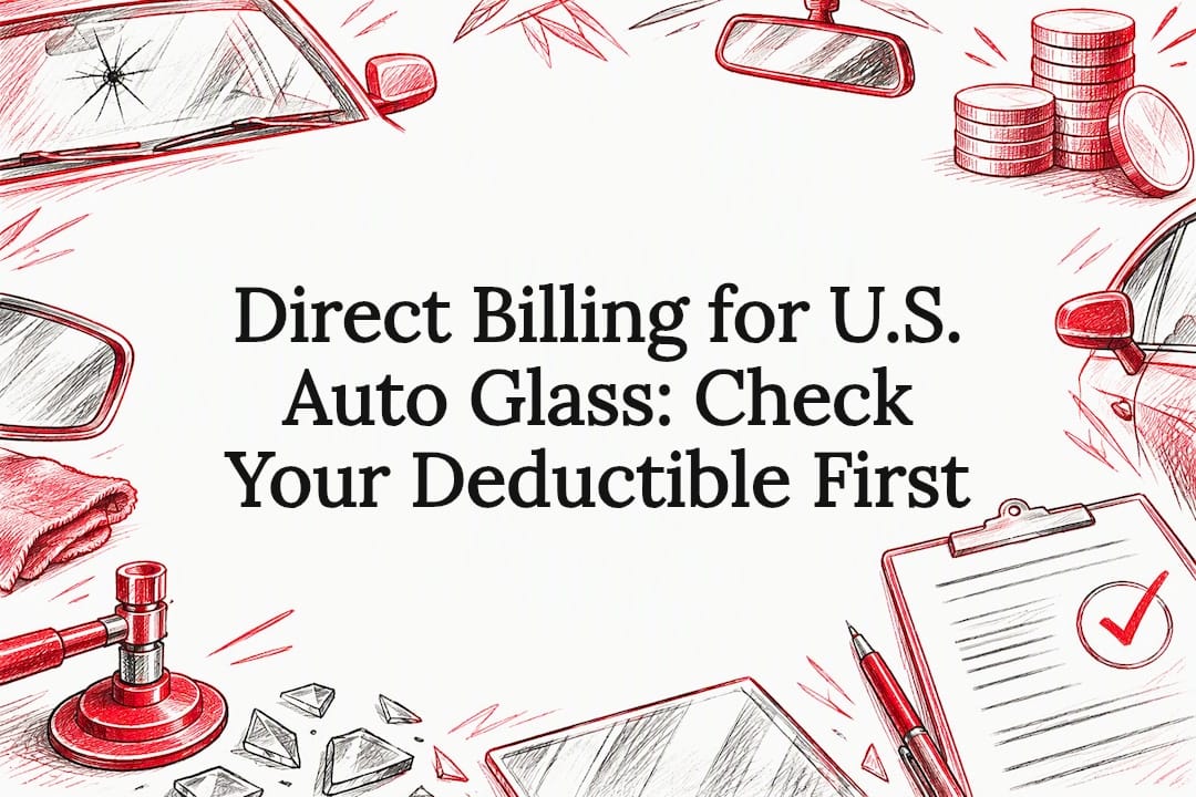 Featured image for “Direct Billing for U.S. Auto Glass: Check Your Deductible First”