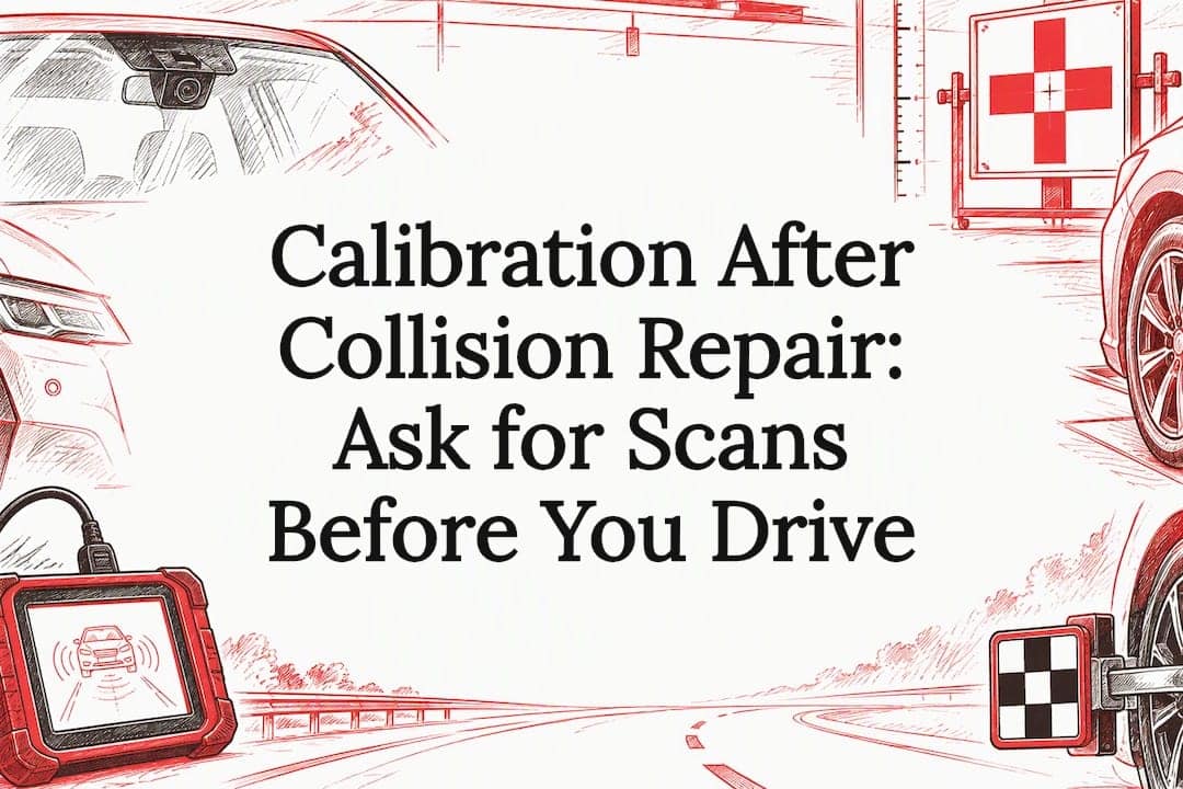 Featured image for “Calibration After Collision Repair: Ask for Scans Before You Drive”