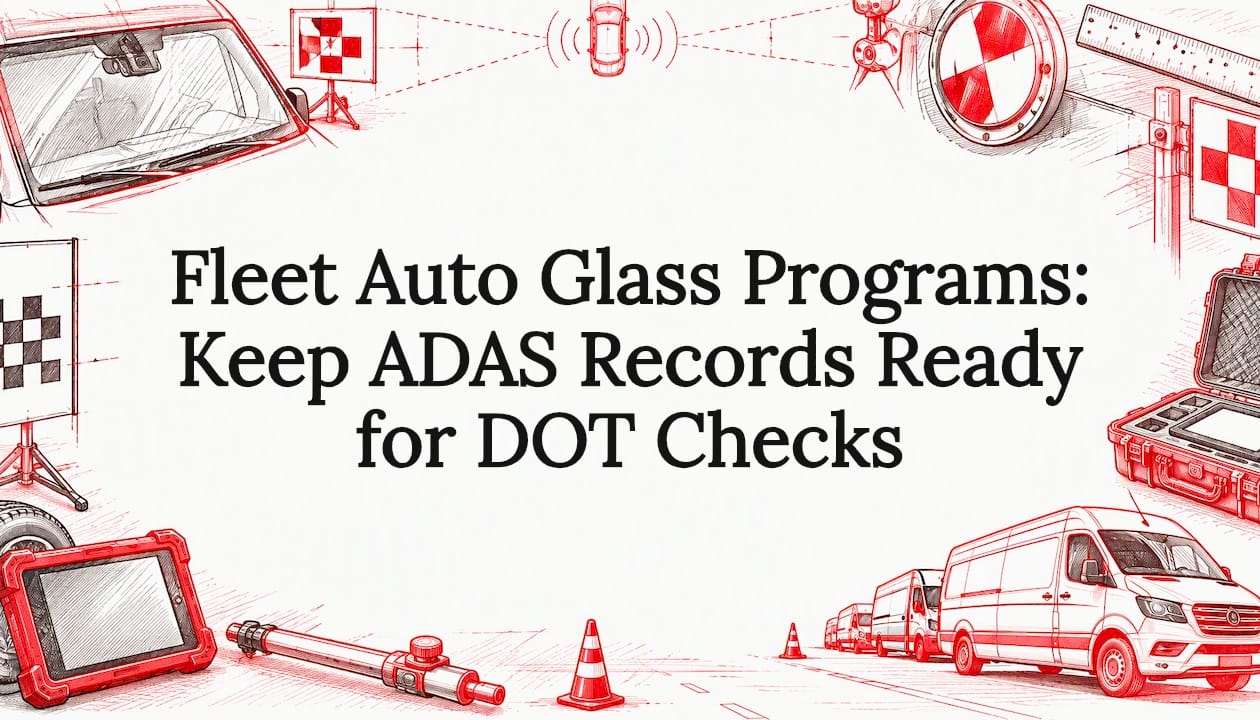 Featured image for “Fleet Auto Glass Programs: Keep ADAS Records Ready for DOT Checks”