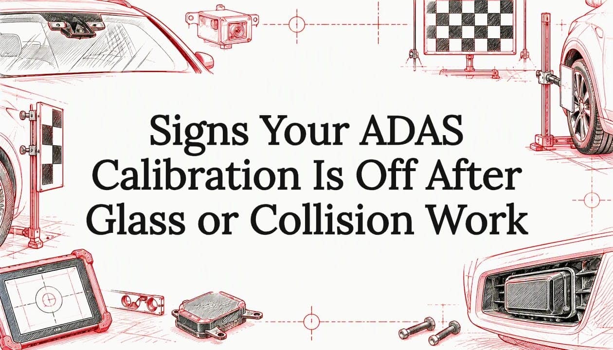 Featured image for “Signs Your ADAS Calibration Is Off After Glass or Collision Work”