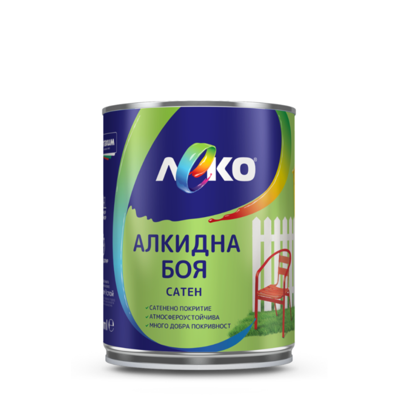 Леко алкидна боя за метал и дърво сатен