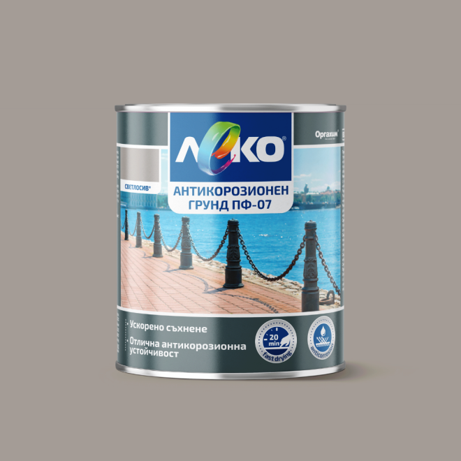 Леко Антикорозионен грунд за метал ПФ-07