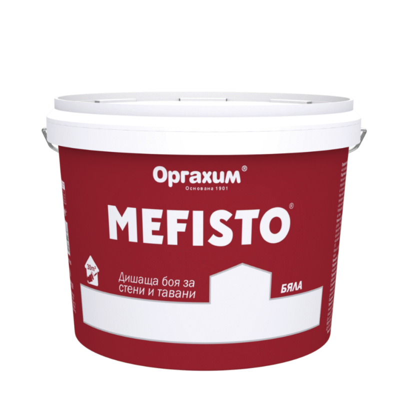 Mefisto Бяла дишаща боя за стени и тавани