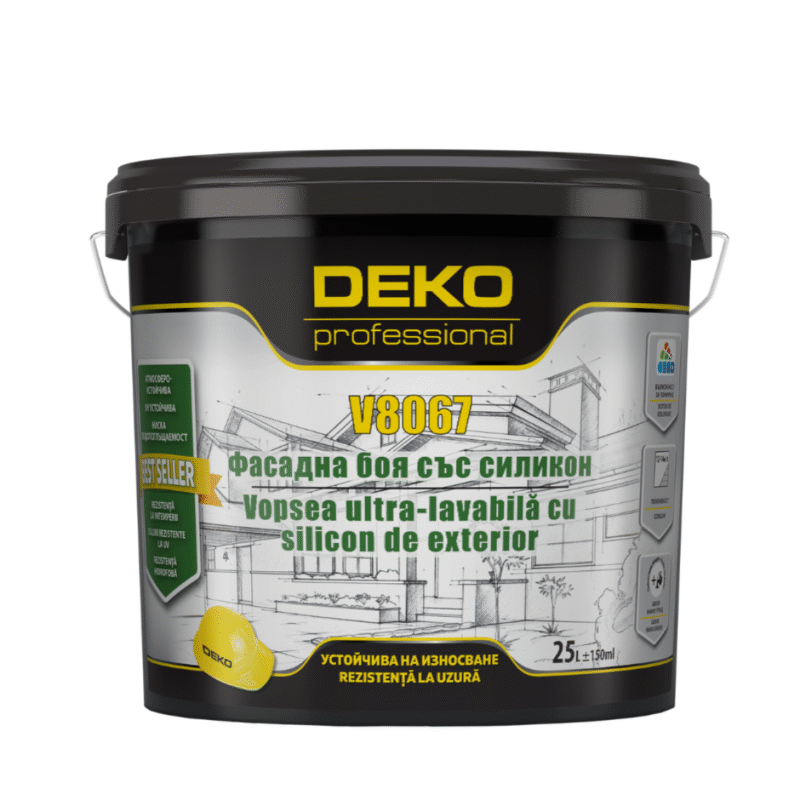 DEKO professional V8067 Фасадна боя със силикон