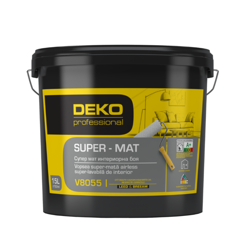 DEKO professional V8055 Супер мат интериорна боя
