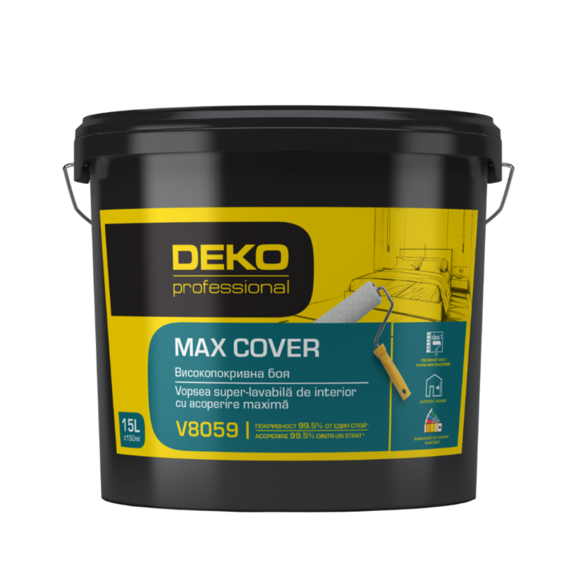 DEKO professional V8059 Високопокривна боя за стени и тавани