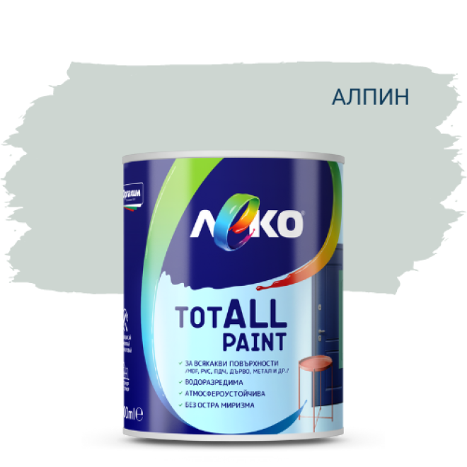 Леко totALL Paint 600мл цвят Алпин