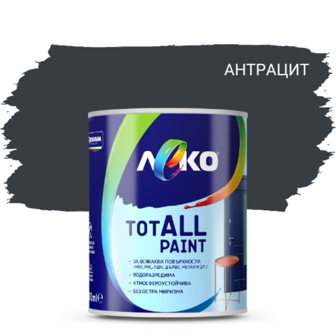 Леко totALL Paint 600мл цвят Антрацит