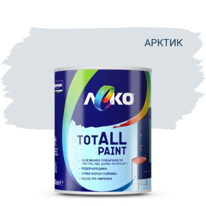 Леко totALL Paint 600мл цвят Арктик