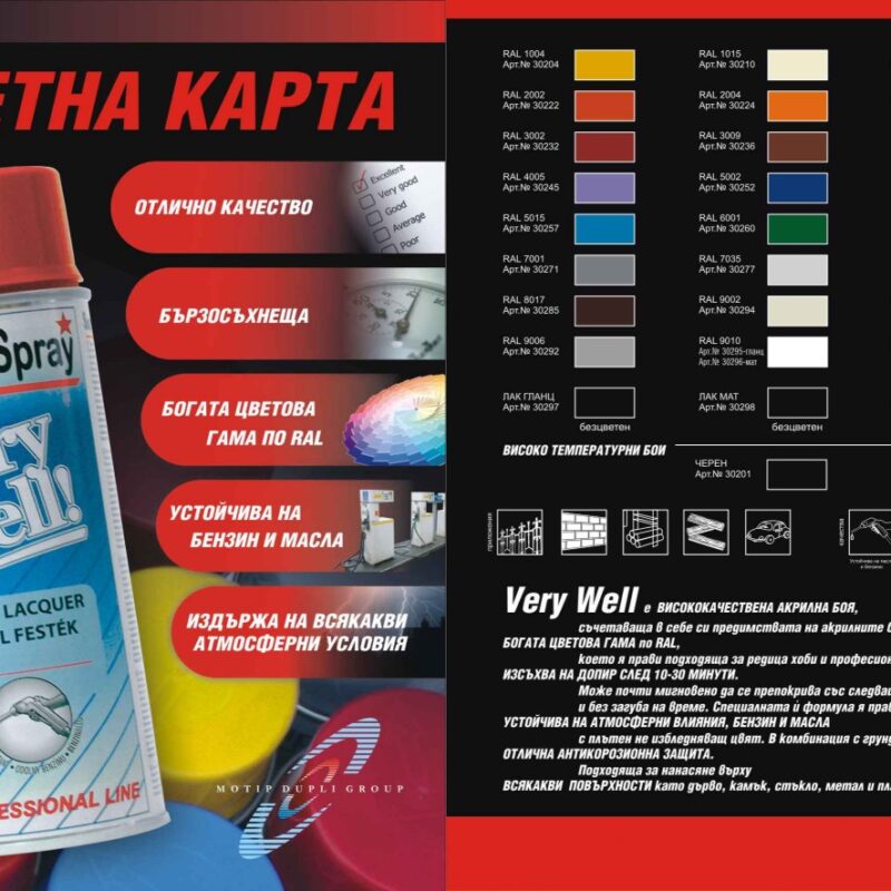 Спрей VERY WELL - DUPLI COLOR 400ml