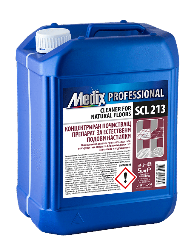 Medix Professional Концентриран почистващ препарат за естествени подови настилки, SCL 213, 5 L