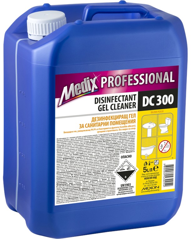 Medix Professional Дезинфекциращ гел DC 300, 5 L