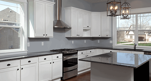 A gourmet kitchen.