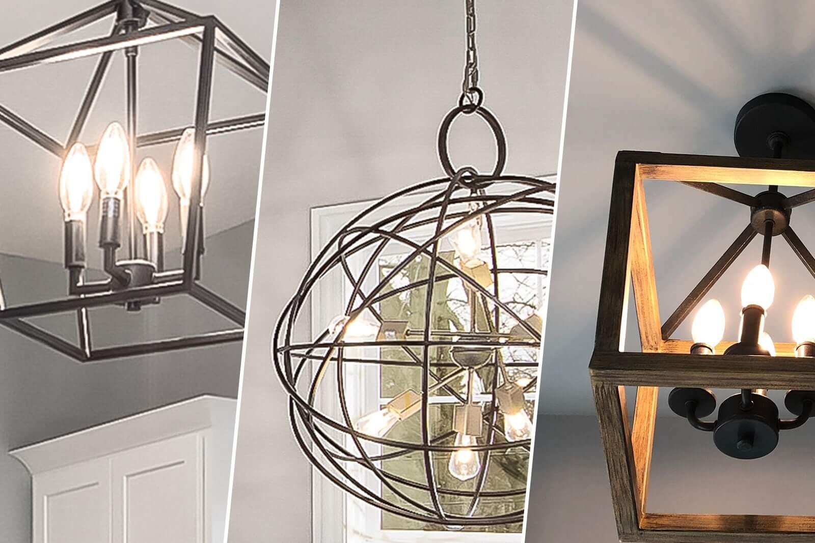 Home light fixture examples.