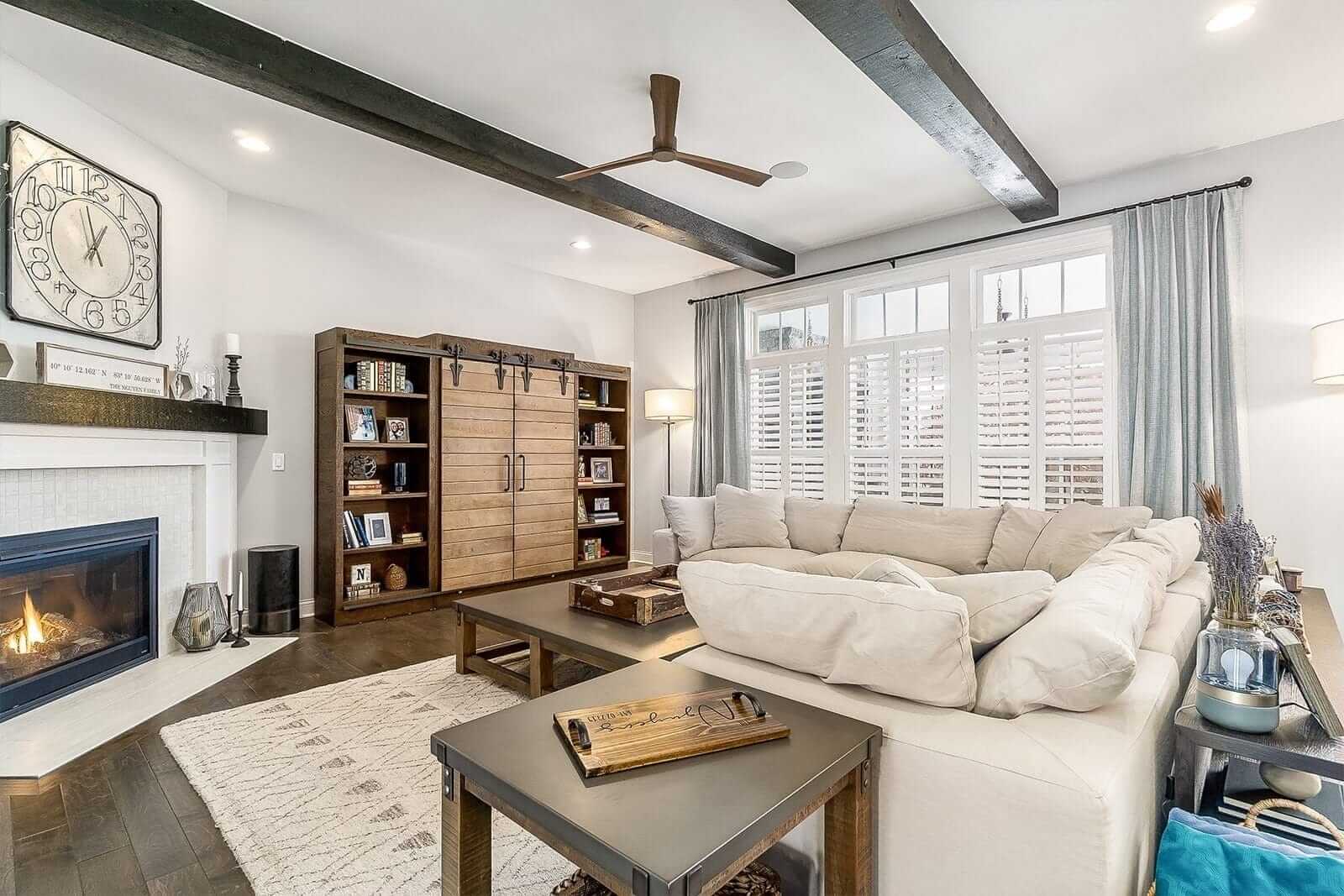 An example of an interior design style preference.