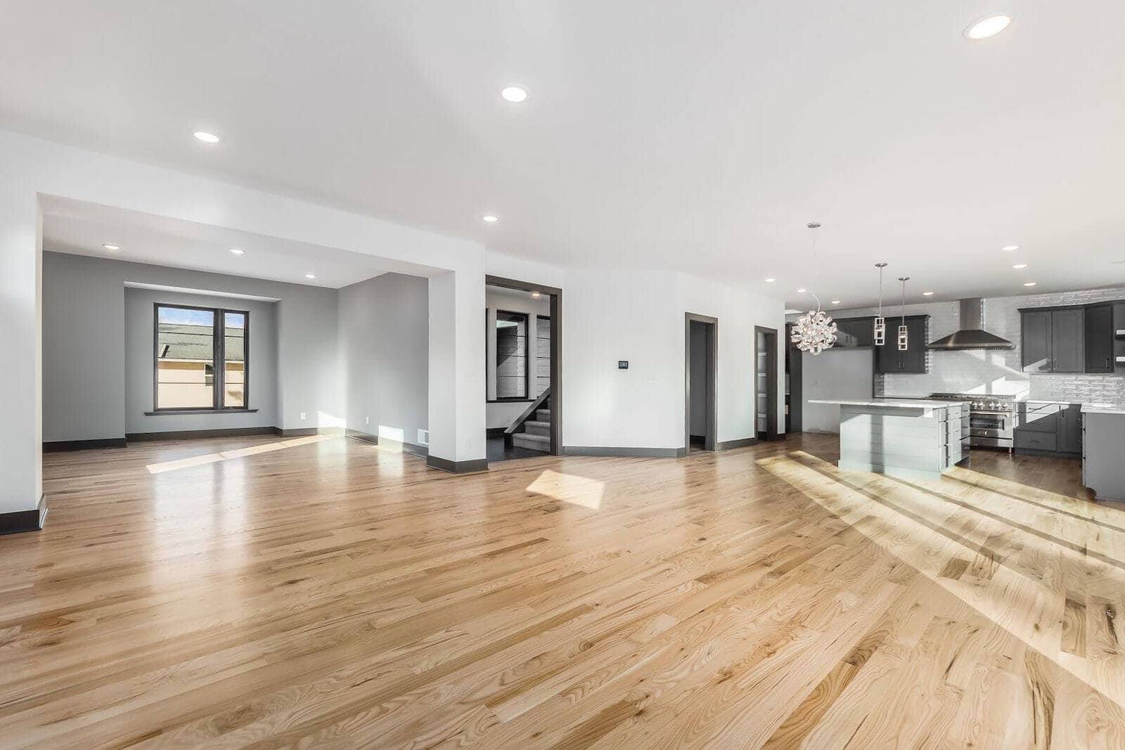 Beautiful hardwood flooring.