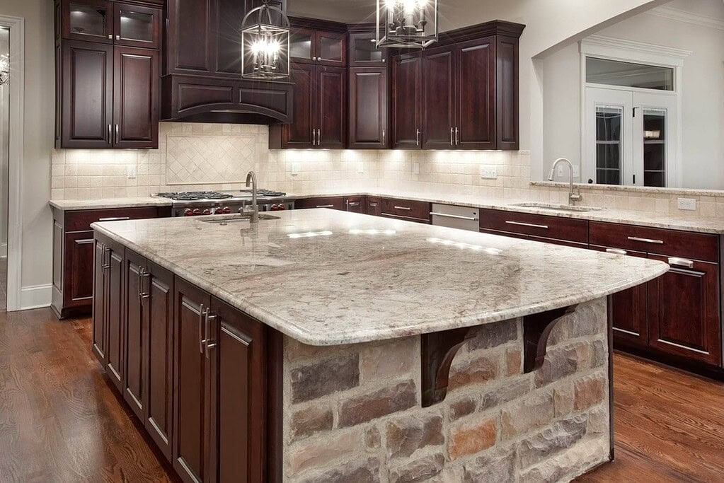 A kitchen countertop.