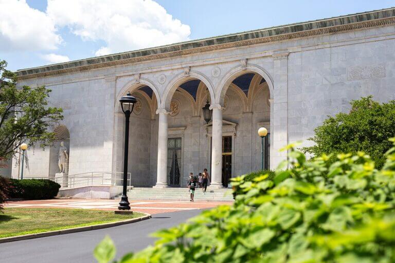 The facade of the Butler Institute of American Art in Youngstown, Ohio