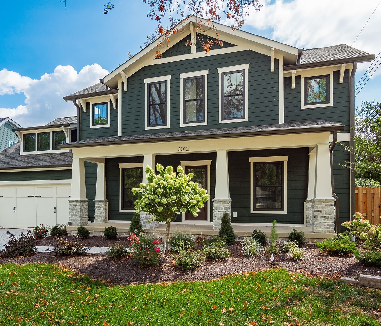 Custom home exterior 3 by Compass Homes — Central Ohio luxury build