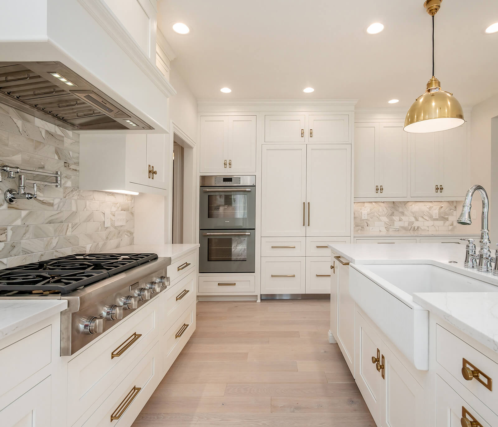 Custom home exterior by Compass Homes — Central Ohio luxury build