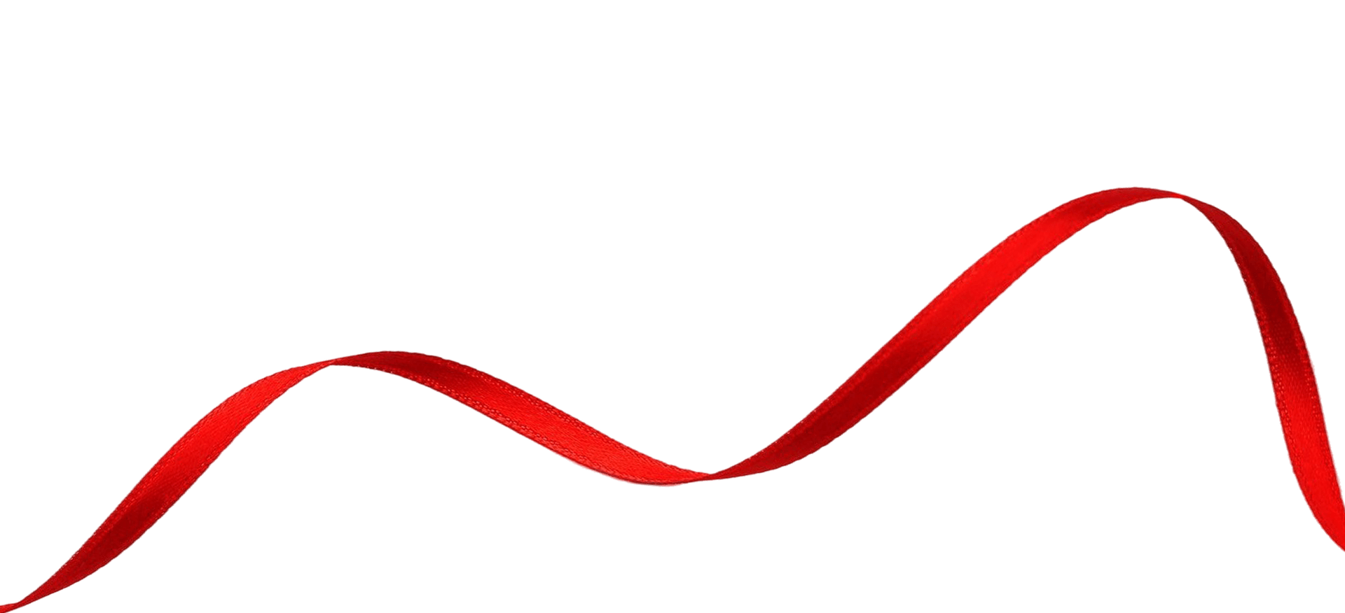 red ribbon isolated white 1