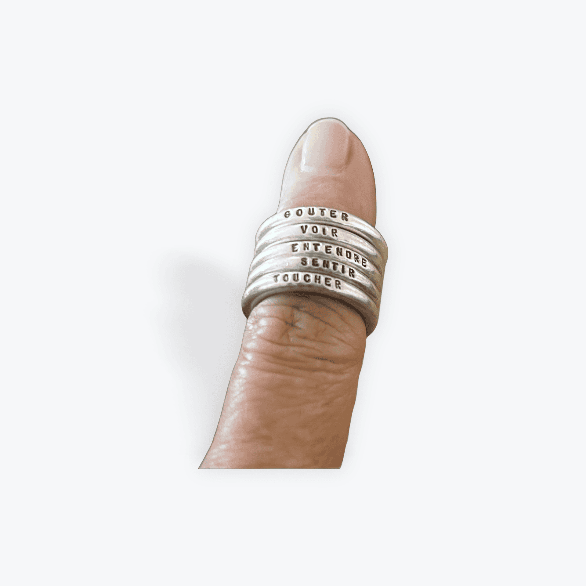 Bague Serge Thoraval - 5 sens - Ronde – Image 3