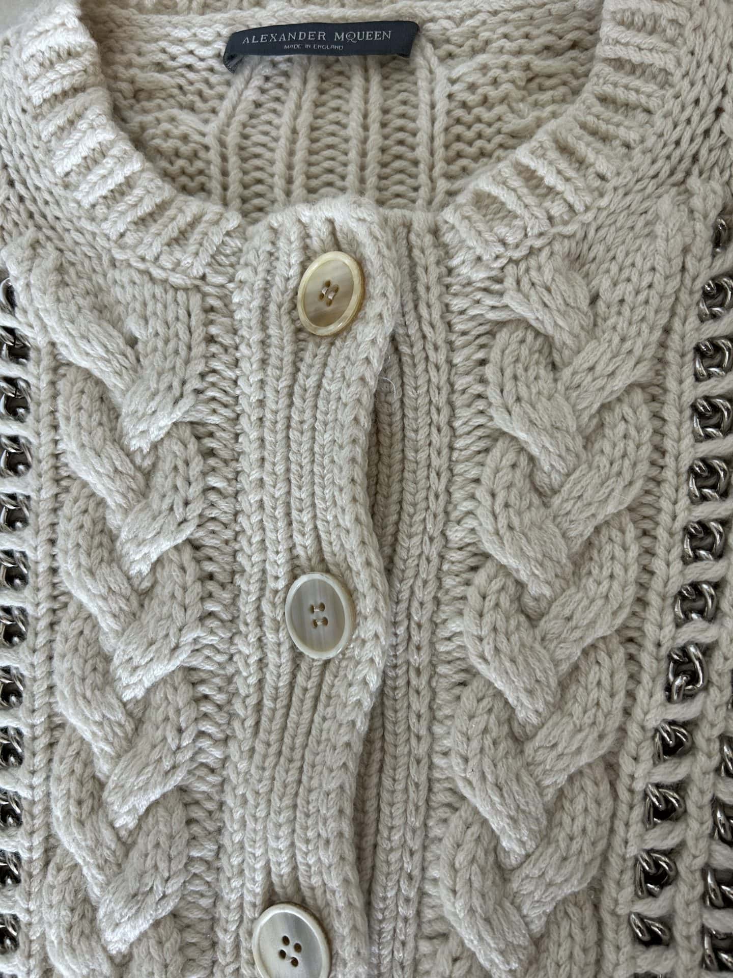 Cardigan Peplum Alexander Mc Queen – Image 3