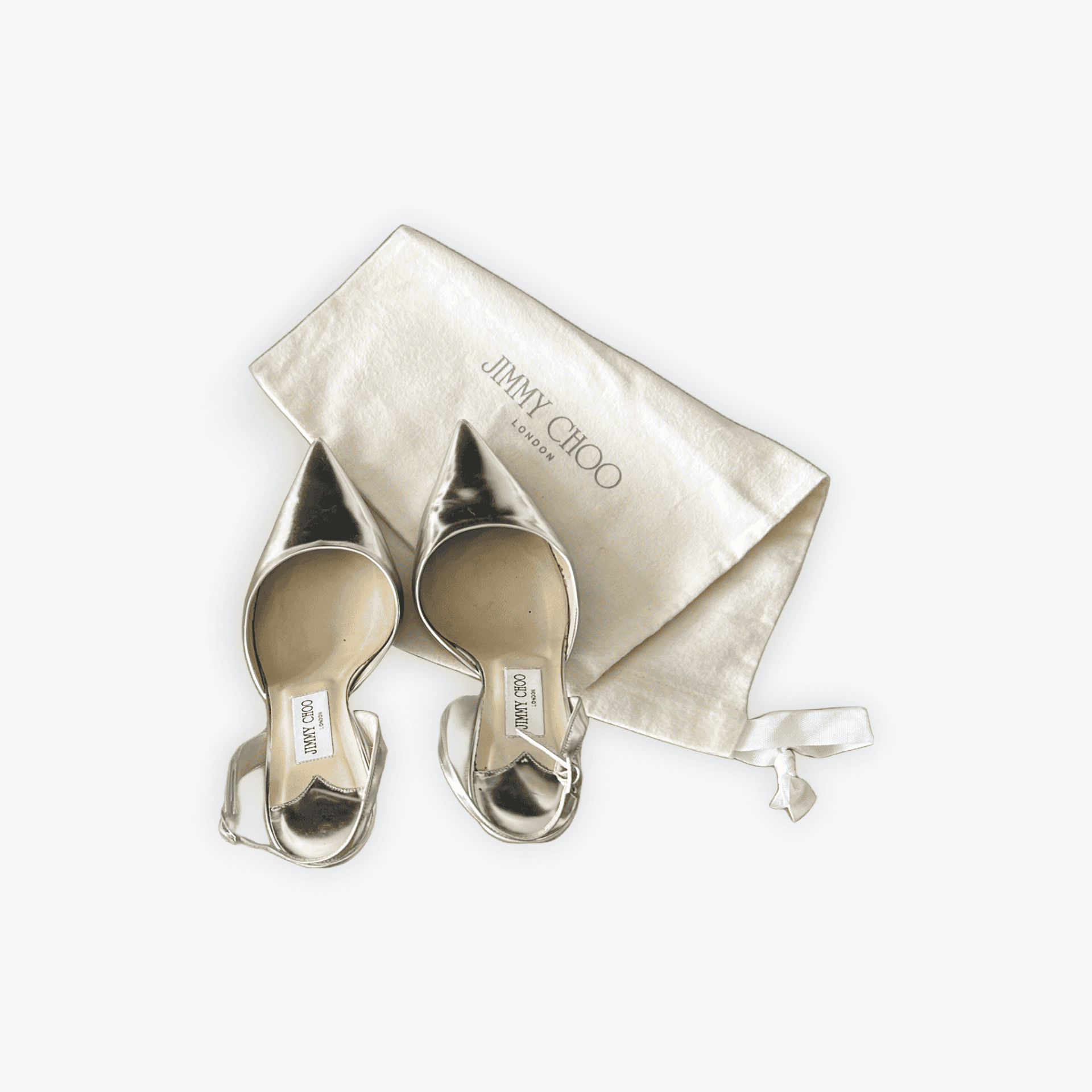 Escarpins Jimmy Choo Tilly Argent Miroir – Image 3