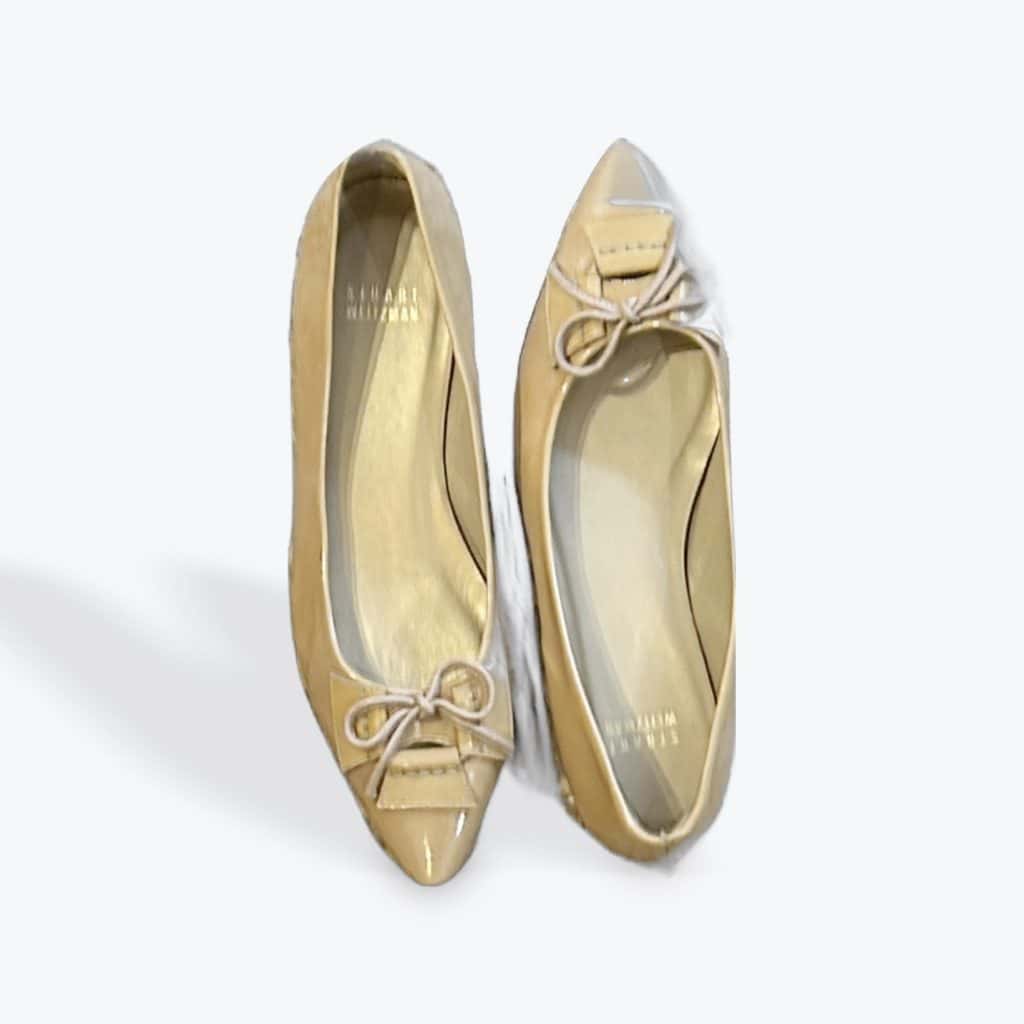 Ballerines Stuart Weitzman beige verni