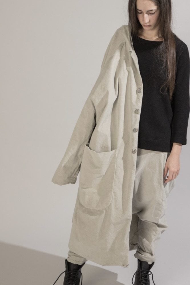 Manteau over size Album Di Famiglia gris