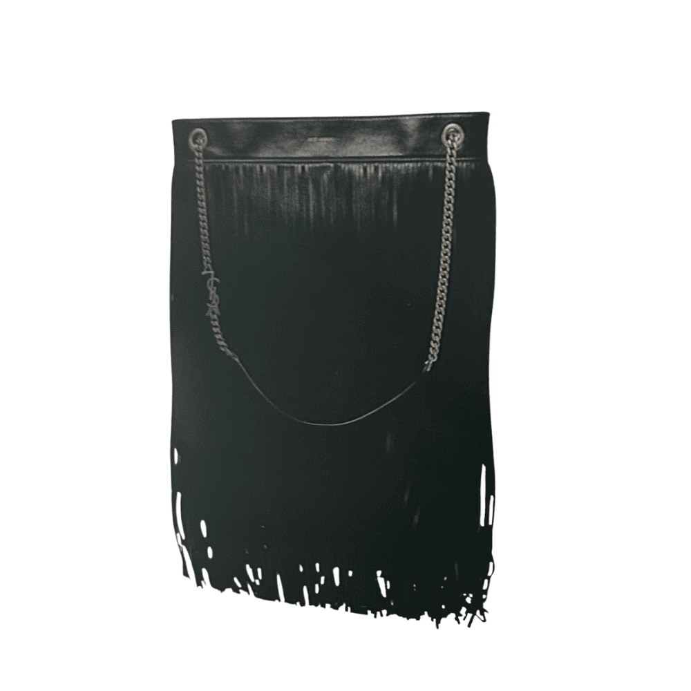 Saint Laurent Grace Large Fringe Hobo