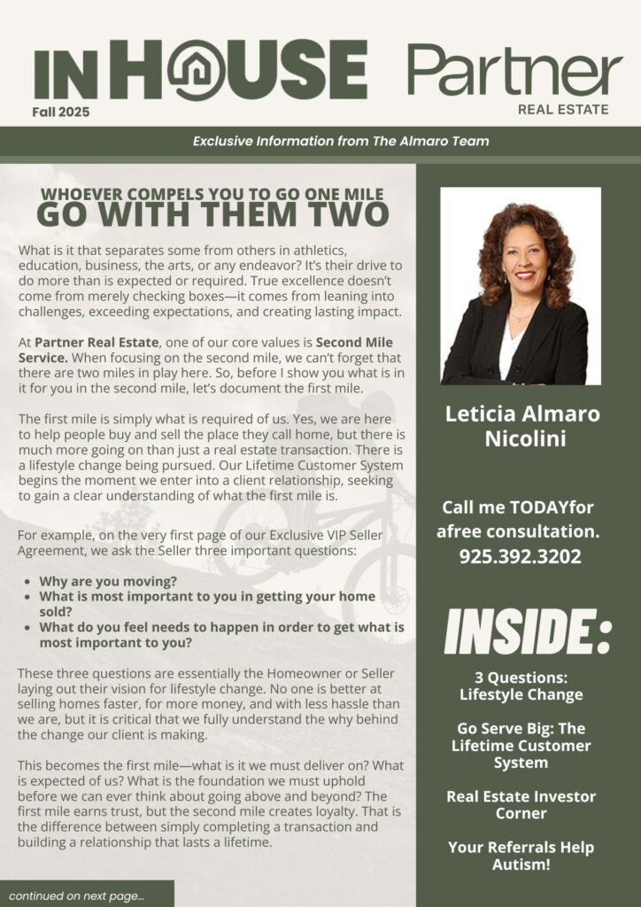 Walnut Creek CA real estate agent, The Almaro Team, providing expert home buying and selling services.