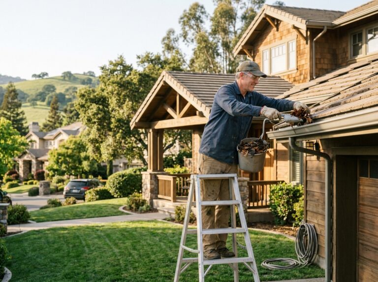 The Almaro Team working on a residential roof in Walnut Creek, CA.