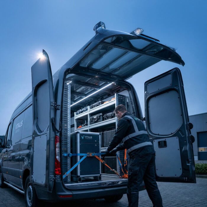 Concierge technician loading=