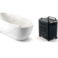 Acrylic Faux Marble Hull ice bath afm hull s marble flow hero - Cool Bionic HydroForge