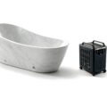 Acrylic Faux Marble Teardrop ice bath afm tear s marble flow hero - Cool Bionic HydroForge