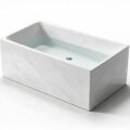 Acrylic Faux Marble Trough ice bath afm trough marble angle - Cool Bionic HydroForge