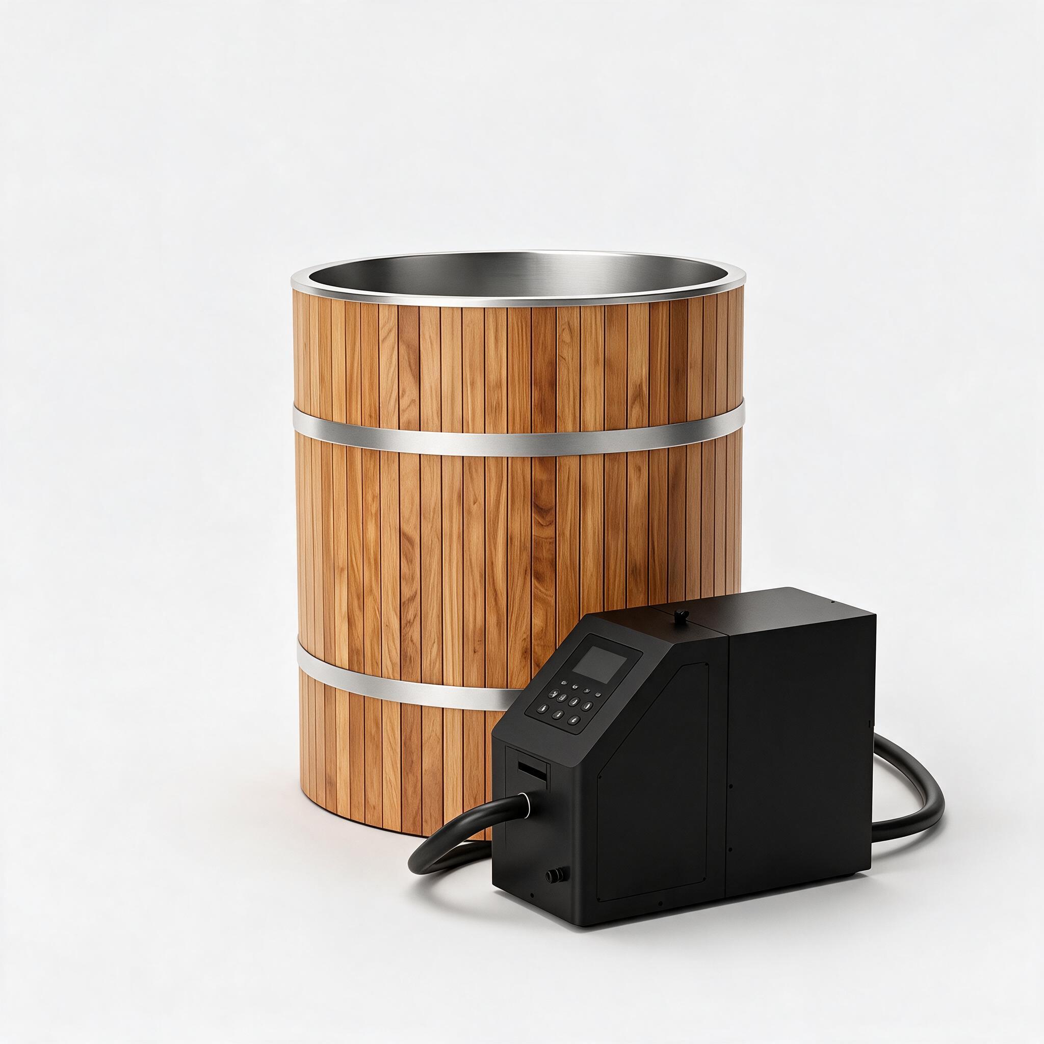 Barrel Plunge cold plunge system - Cool Bionic HydroForge