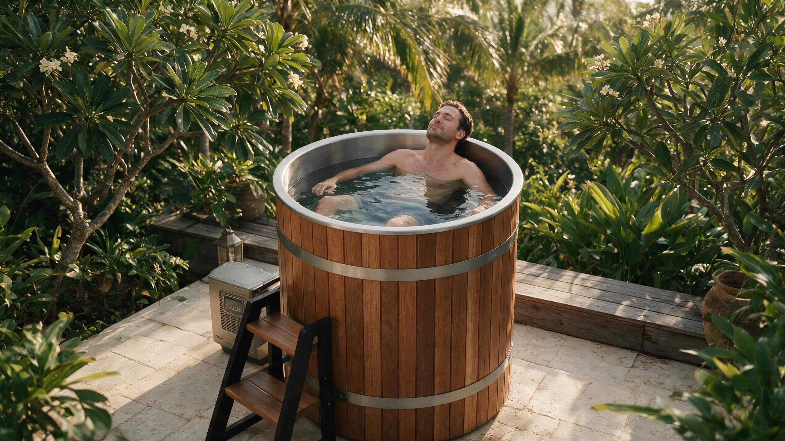 Barrel Plunge ice bath brl l natural none enjoy - Cool Bionic HydroForge