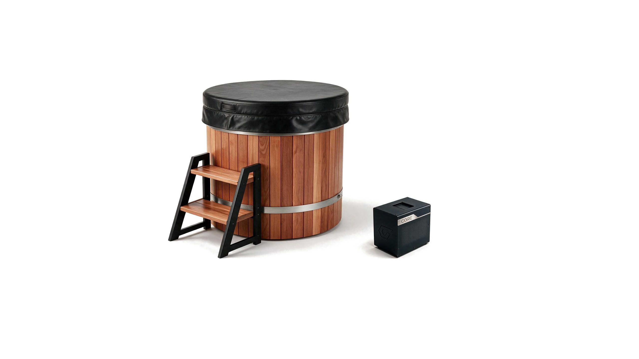 Barrel Plunge ice bath brl s natural core cover - Cool Bionic HydroForge