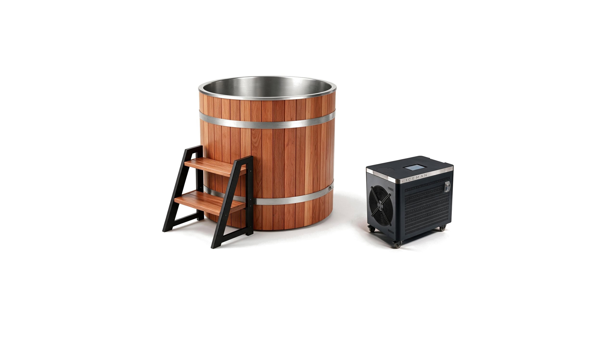 Barrel Plunge ice bath brl s natural iceman hero - Cool Bionic HydroForge