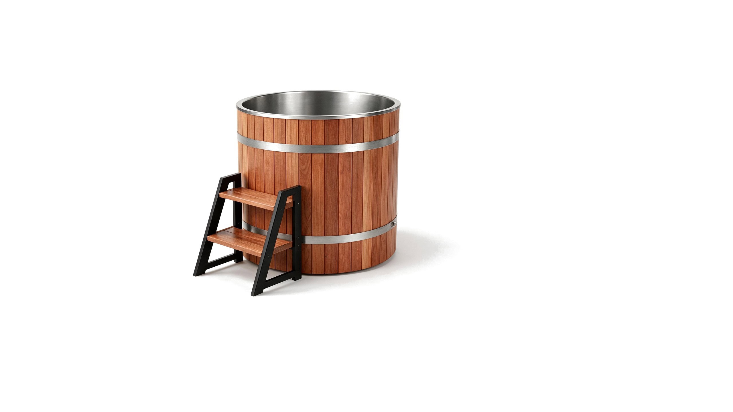 Barrel Plunge ice bath brl s natural none hero - Cool Bionic HydroForge
