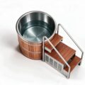 Cask Round Barrel Platform ice bath cask r natural angle - Cool Bionic HydroForge