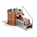 Cask Round Barrel Platform ice bath cask r sq - Cool Bionic HydroForge
