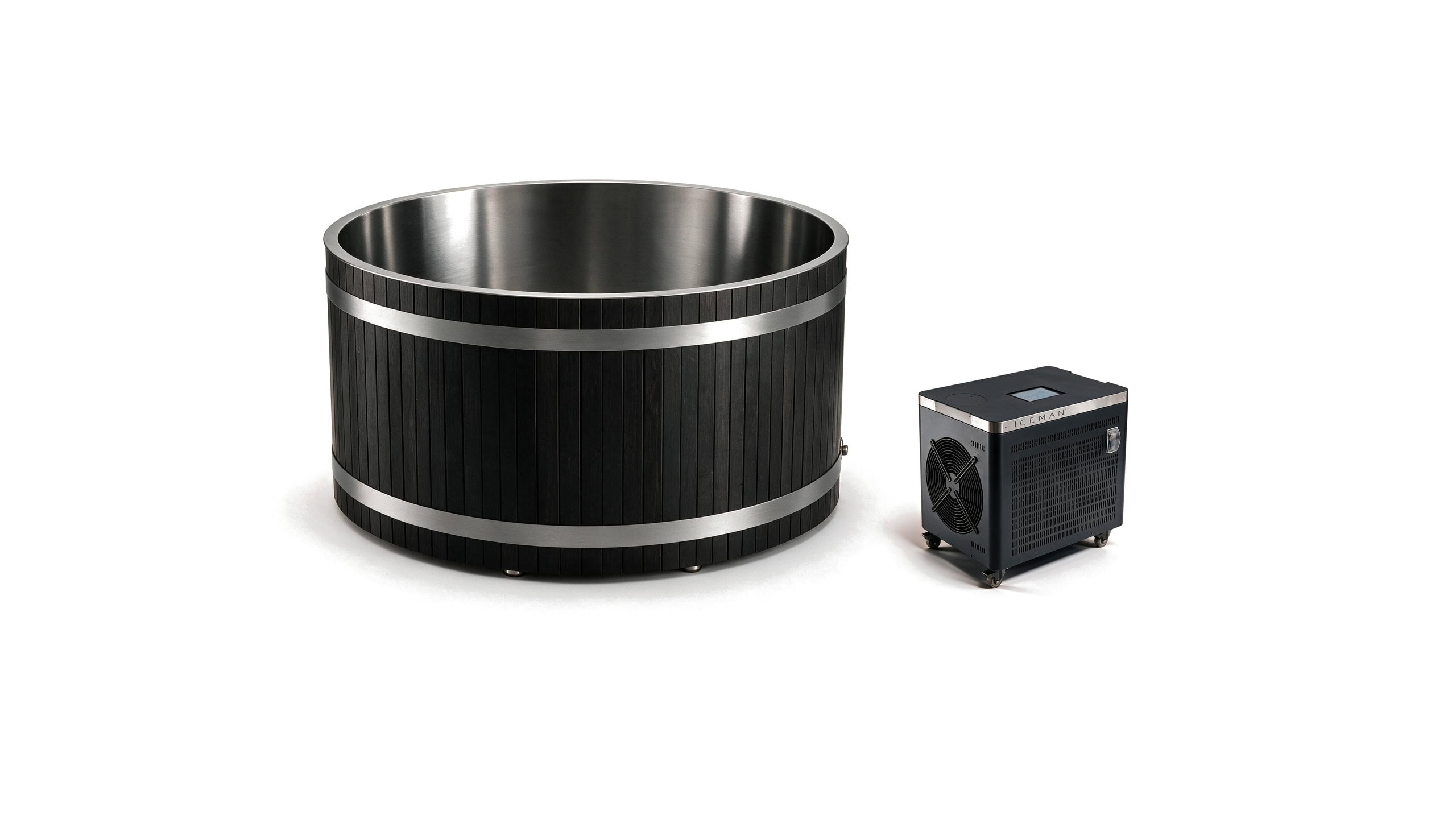 Cedar Duo ice bath ced d s black iceman hero - Cool Bionic HydroForge