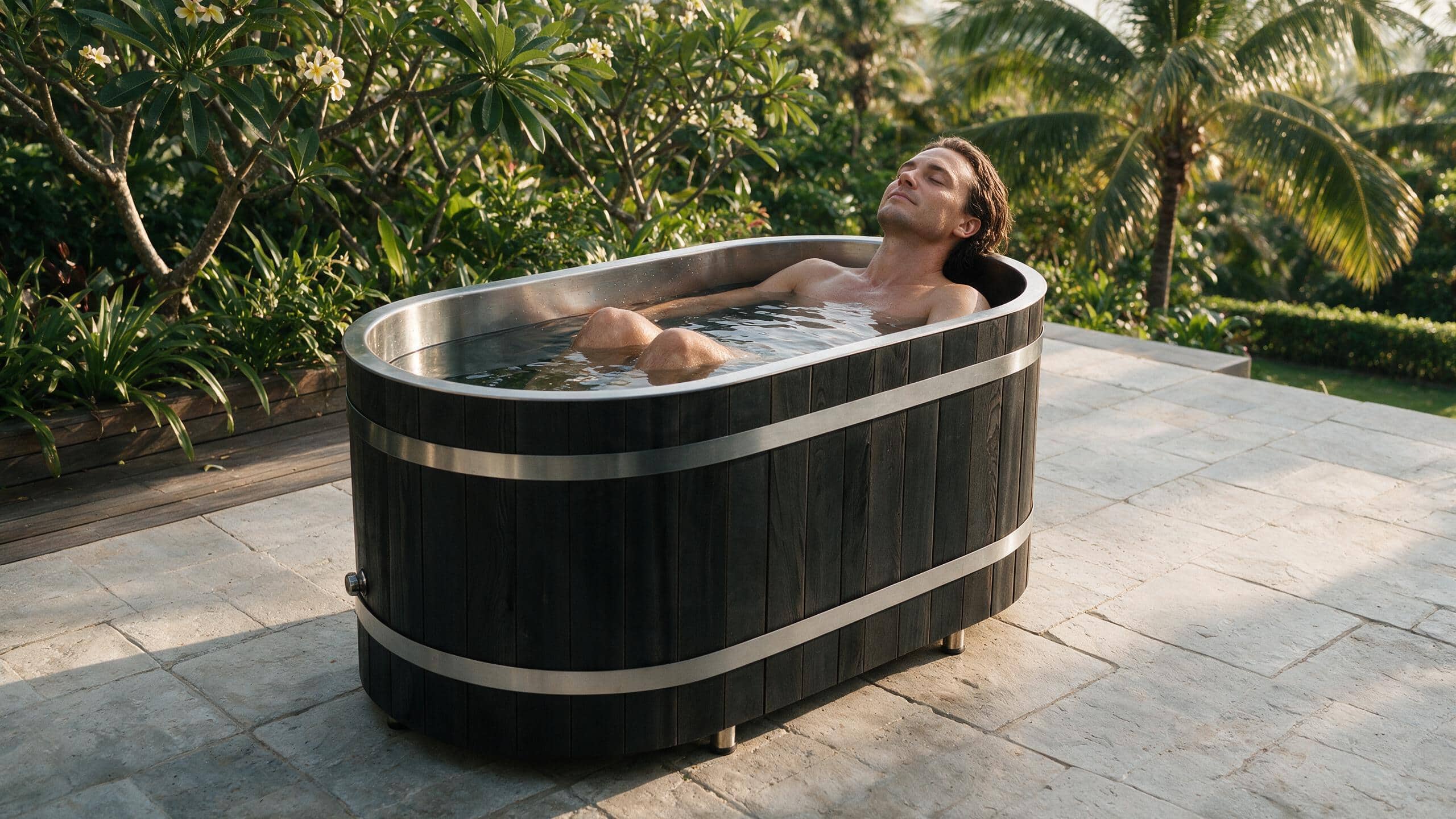 Cedar Solo ice bath ced s4 black none enjoy - Cool Bionic HydroForge