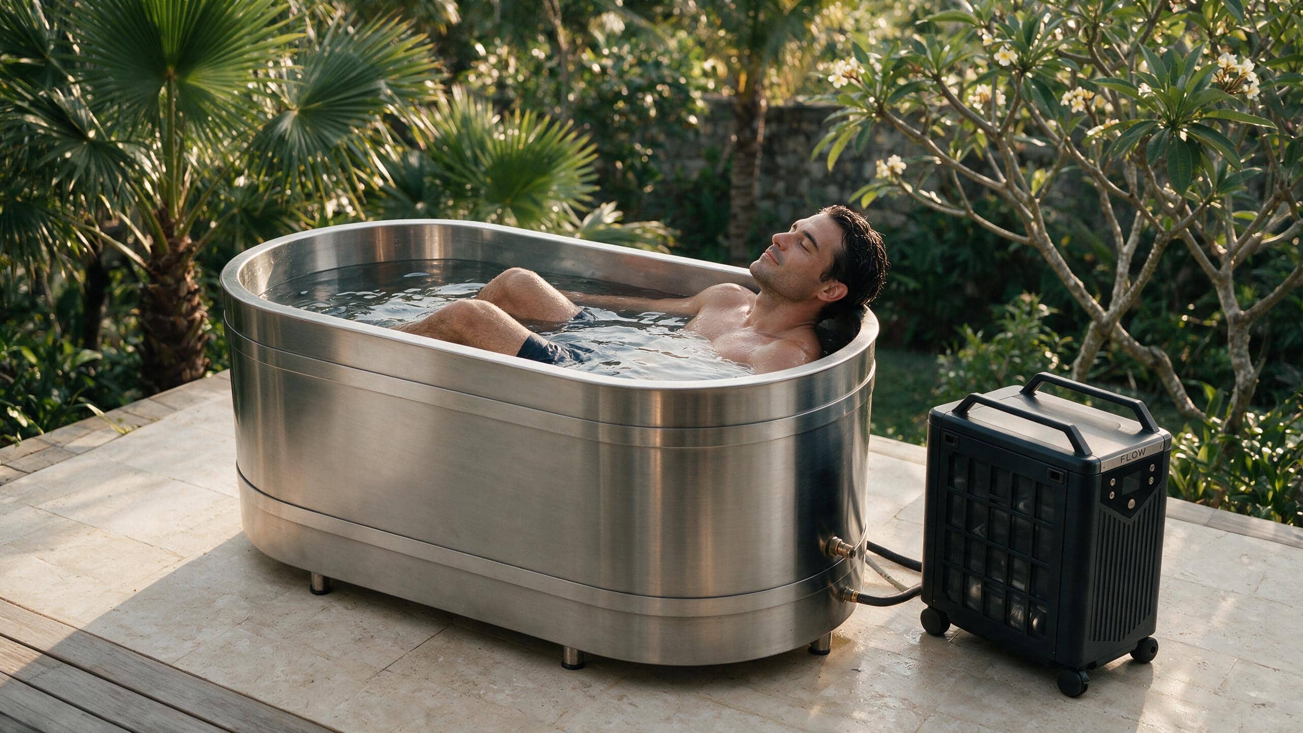 Cedar Solo ice bath ced s4 metal flow enjoy - Cool Bionic HydroForge