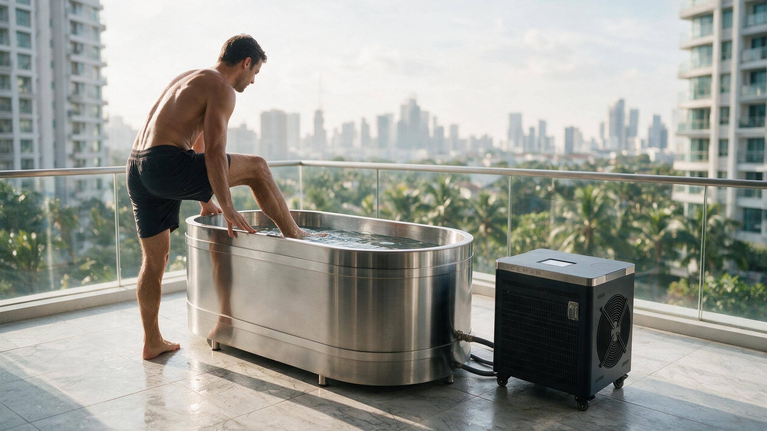 Cedar Solo ice bath ced s4 metal iceman stepin - Cool Bionic HydroForge